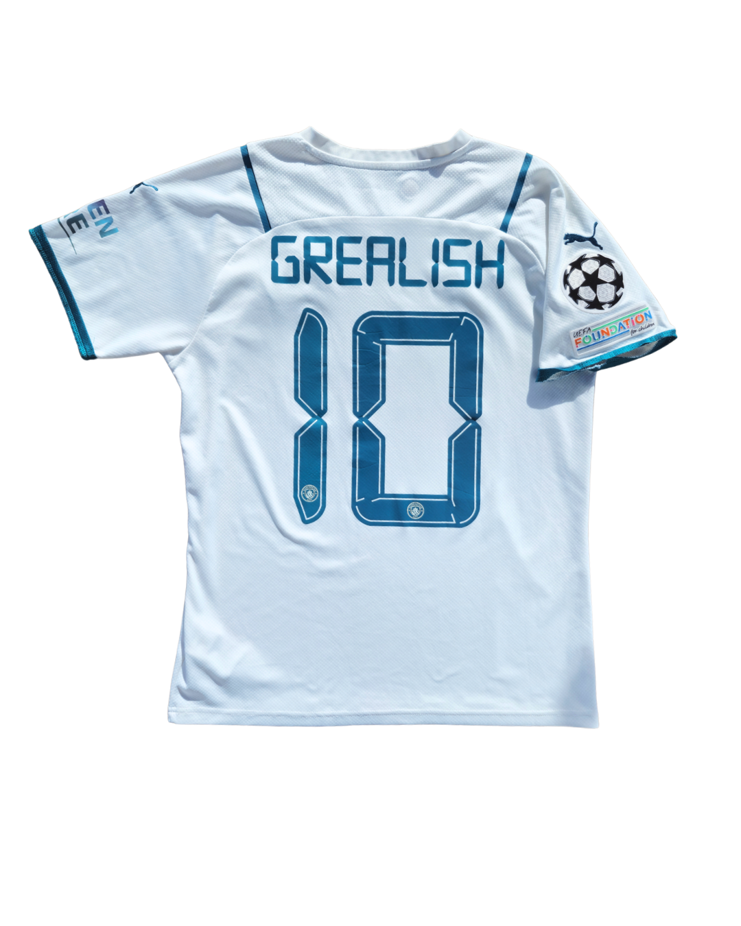 Manchester City Visitante 2021-22 edición champions – #10 Grealish – Talla M – 759211-02